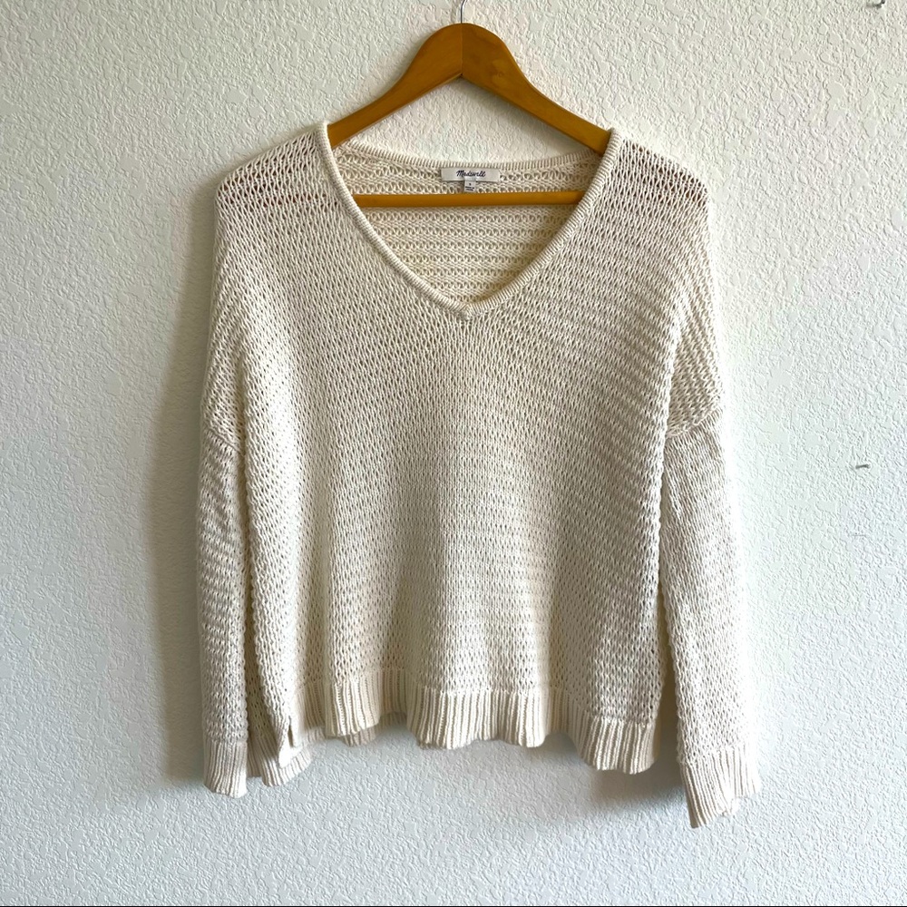 Madewell Link Stitch Sweater Size Small